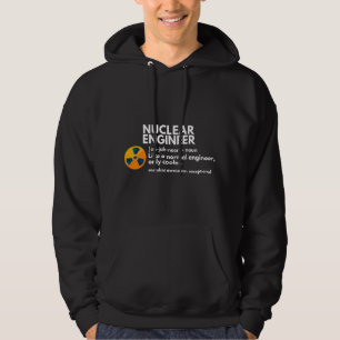 Veste À Capuche Définition drôle d'ingénieur nucléaire Cadeau d'in