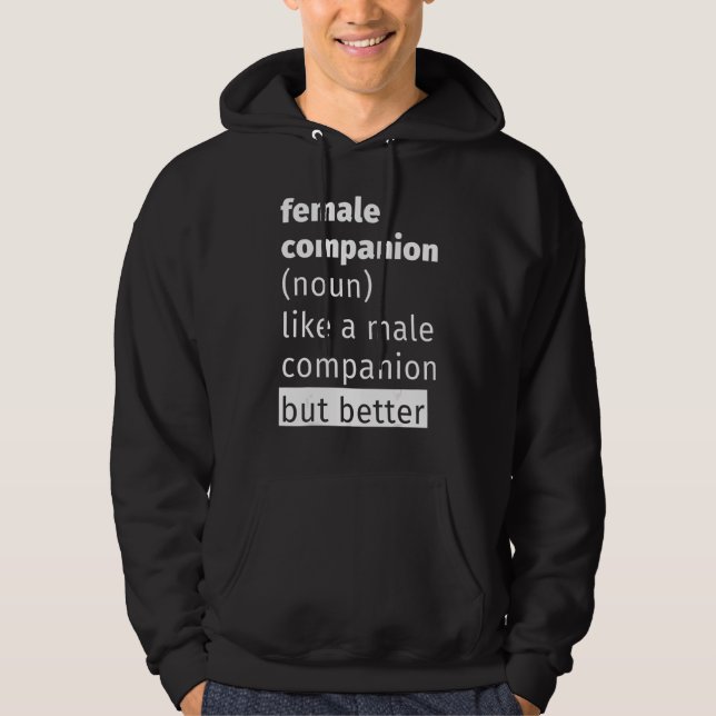 Veste À Capuche Définition du compagnon féminin (Devant)