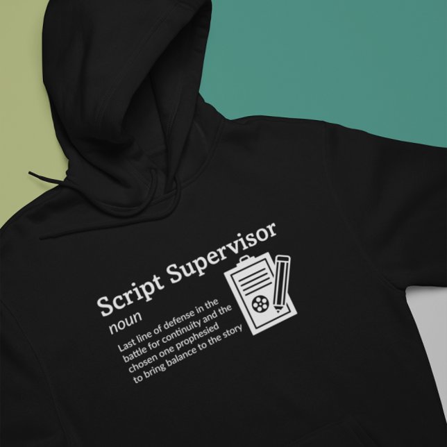 Veste À Capuche Définition du superviseur de script mode foncé - é (Créateur téléchargé)