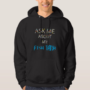 Veste À Capuche Demandez-moi à propos de mon aquarium aquarium aqu