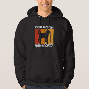 Veste À Capuche Demandez-moi à propos de Mon Labradoodle Dog Funny
