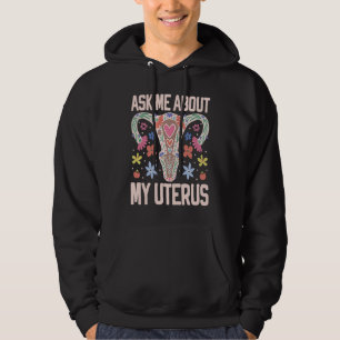 Veste À Capuche Demandez-moi à propos d'Uterus Support Hysterectom