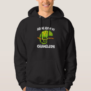 Veste À Capuche Demandez-moi au sujet de mon lézard caméléon