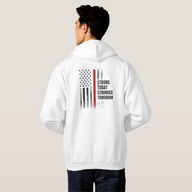 VESTE À CAPUCHE DEMMAIN PLUS FORT (Dos entier)