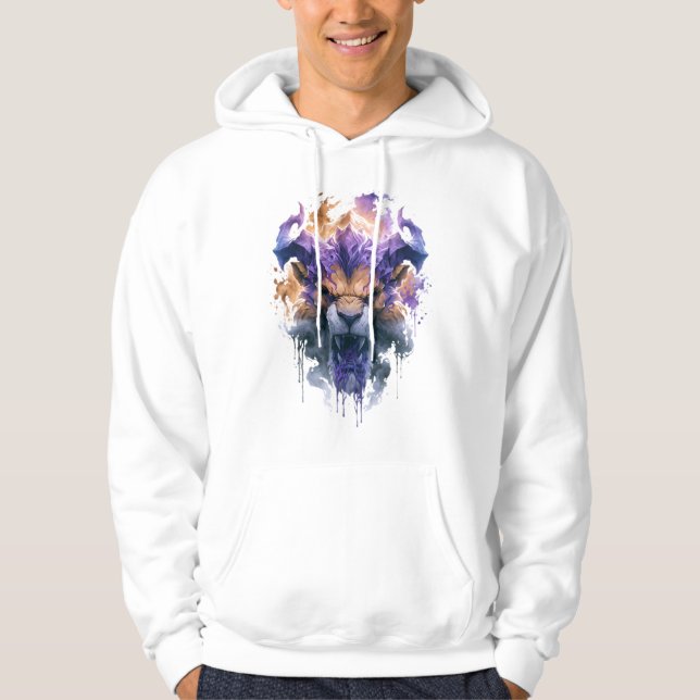 Veste À Capuche Demon Lion Beast Mode Sweat-shirt (Devant)