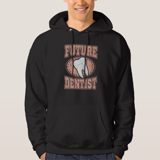 Veste À Capuche Dental Student Dentist Study Future Dentist Hygien (Devant)