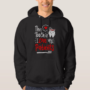 Veste À Capuche Dentiste Dental Hygiéniste Amour