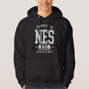 Veste À Capuche Département des biens athlétiques rétro NES
