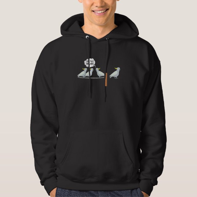 Veste À Capuche Der Casquette Wlan Parrot Oiseau Animaux de compag (Devant)