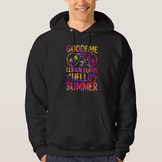 Veste À Capuche Dernier Jour D'Adieu À L'École Plans De Leçons Bon (Devant)