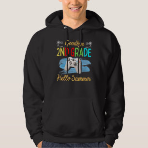 Veste À Capuche Dernière journée de l'école Adieu 2e année Bonjour