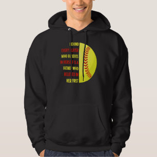Veste À Capuche Derrière Chaque Joueur Est Un Père Softball Papa D
