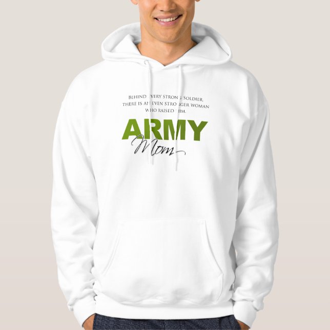 Veste À Capuche Derrière chaque soldat fort 2 (Devant)