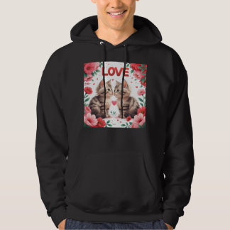 Veste À Capuche Des chatons amoureux un amour doux