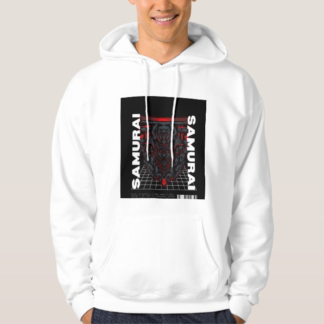 Veste À Capuche Design de Samurai (Devant)