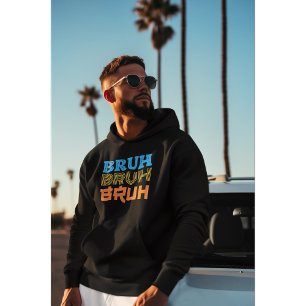 Veste À Capuche Design de typographie BRUH Bold