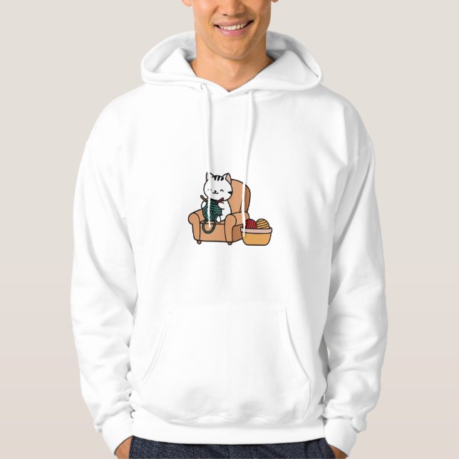 Veste À Capuche design pour chat mignon | design chats (Devant)