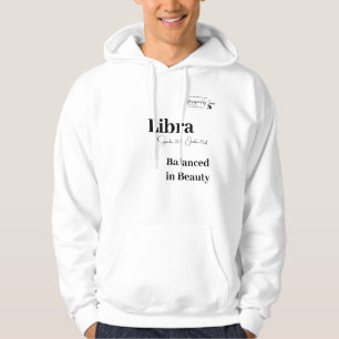 Veste À Capuche Designed by Joan Libra Zodiac Hoodie