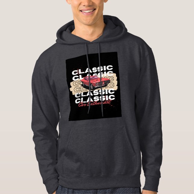 Veste À Capuche désing de voiture classique (Devant)