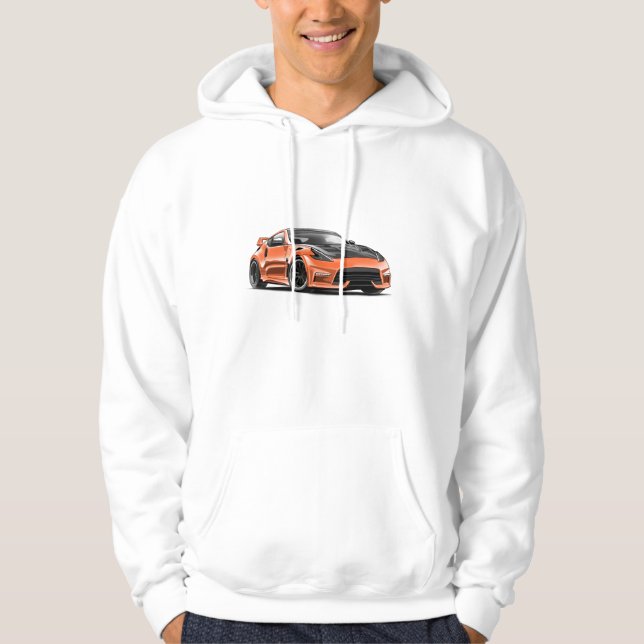 Veste À Capuche dessin 370z (Devant)