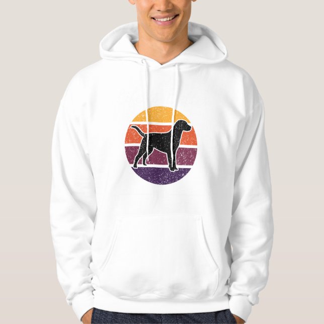 Veste À Capuche dessin de chien mignon (Devant)