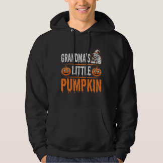 Veste À Capuche Dessin de sorcière d'Halloween de la petite citrou