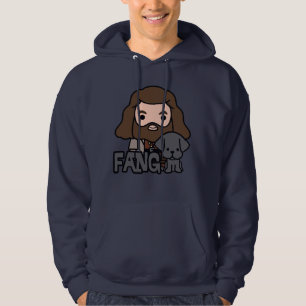 Veste À Capuche Dessin Hagrid et Fang Character Art
