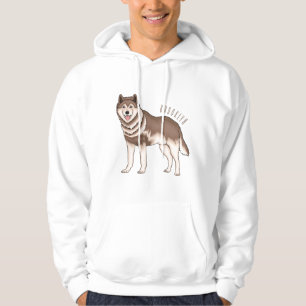 Veste À Capuche dessin humoristique sibérien husky
