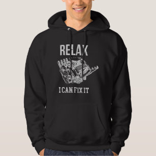 Veste À Capuche Détendez-vous, je peux le réparer - Humour de méca