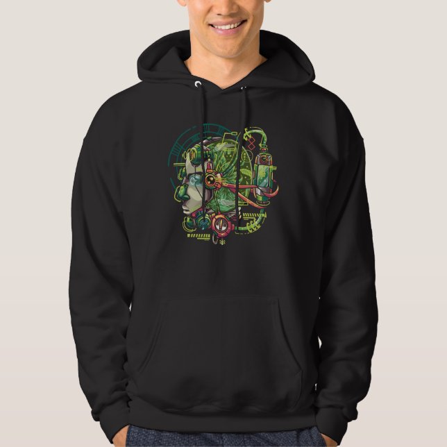 Veste À Capuche DEVENEZ ÉCOLO IRobot (Devant)