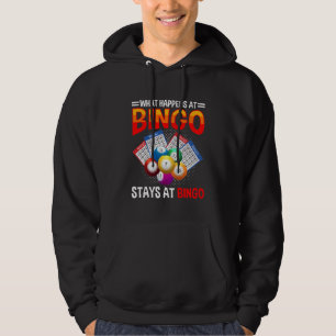 Veste À Capuche Devis amusant du joueur de Bingo Balls Card