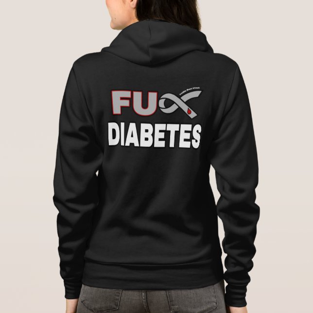 Veste À Capuche Diabète FU (Dos)