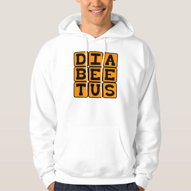 Veste À Capuche Diabète, Mème Internet (Devant)