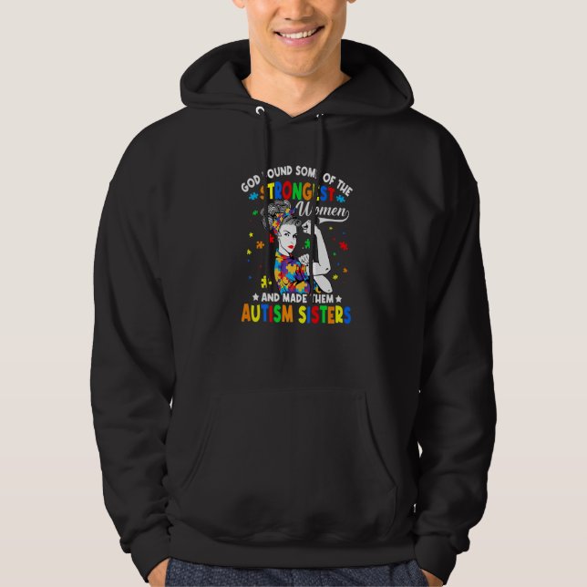 Veste À Capuche Dieu A Trouvé Certaines Des Soeurs Les Plus Fortes (Devant)