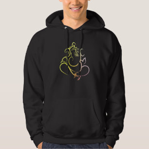Veste À Capuche Dieu des éléphants indiens de Ganesh