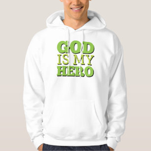 Veste À Capuche Dieu est mon héros