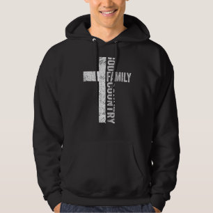 Veste À Capuche Dieu Famille Pays Liberté Patriotique Christian Cr