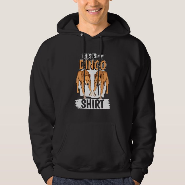 Veste À Capuche Dingos Citer Chien C'Est Mon Dingo (Devant)