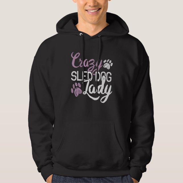 Veste À Capuche Dingue traîneau chien Lady Musing (Devant)