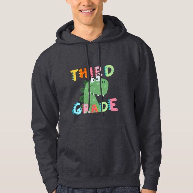 Veste À Capuche Dino 3ème GRADE Escadron élève école (Devant)