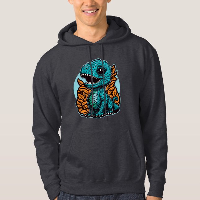 Veste À Capuche Dinosaure Bébé mignon (Devant)