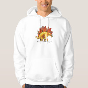 Veste À Capuche Dinosaure de bande dessinée de Stegosaurus de