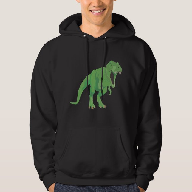 Veste À Capuche Dinosaure de Tyrannosaure (Devant)