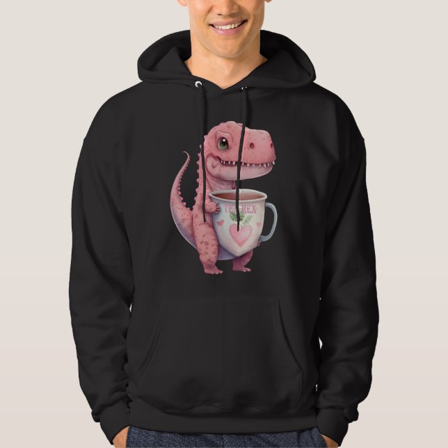 Veste À Capuche Dinosaure Dino (Devant)