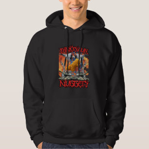 Veste À Capuche Dinosaure Dinosaure Poulet Nugget Bootleg Hardcore