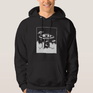 Veste À Capuche Dinosaure Enduction Alien Sci-Fi UFO Extraterresti