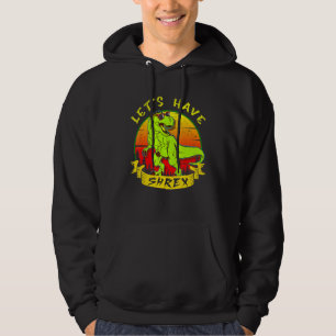 Veste À Capuche Dinosaure Rétro Dans L'Amour Rex Saurus Laissons S