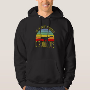 Veste À Capuche Diplodocus Est Mon Dinosaure Favori - Dino Vintage