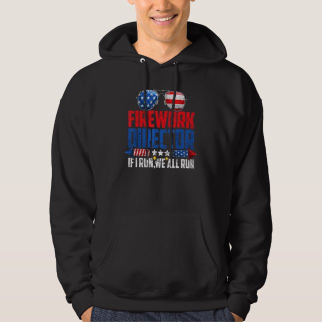 Veste À Capuche Directeur Firework 4 juillet Je Vous Exécute Exécu (Devant)