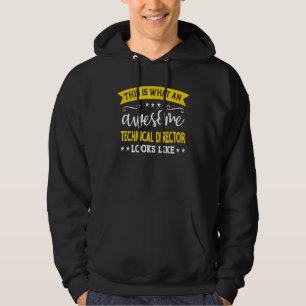 Veste À Capuche Directeur technique Titre du poste Employé Techniq